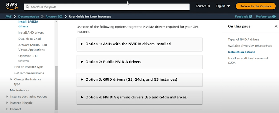 Installing and Configuring GPU on AWS EC2 Instance