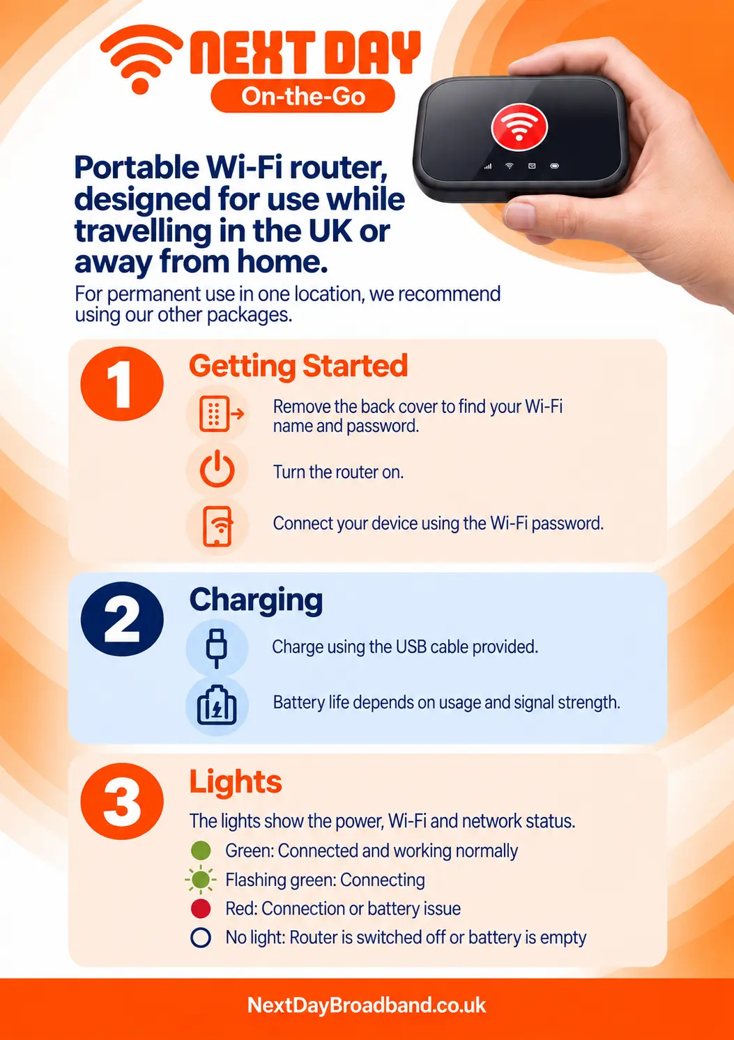 Set up your On-the-Go portable Wi-Fi router