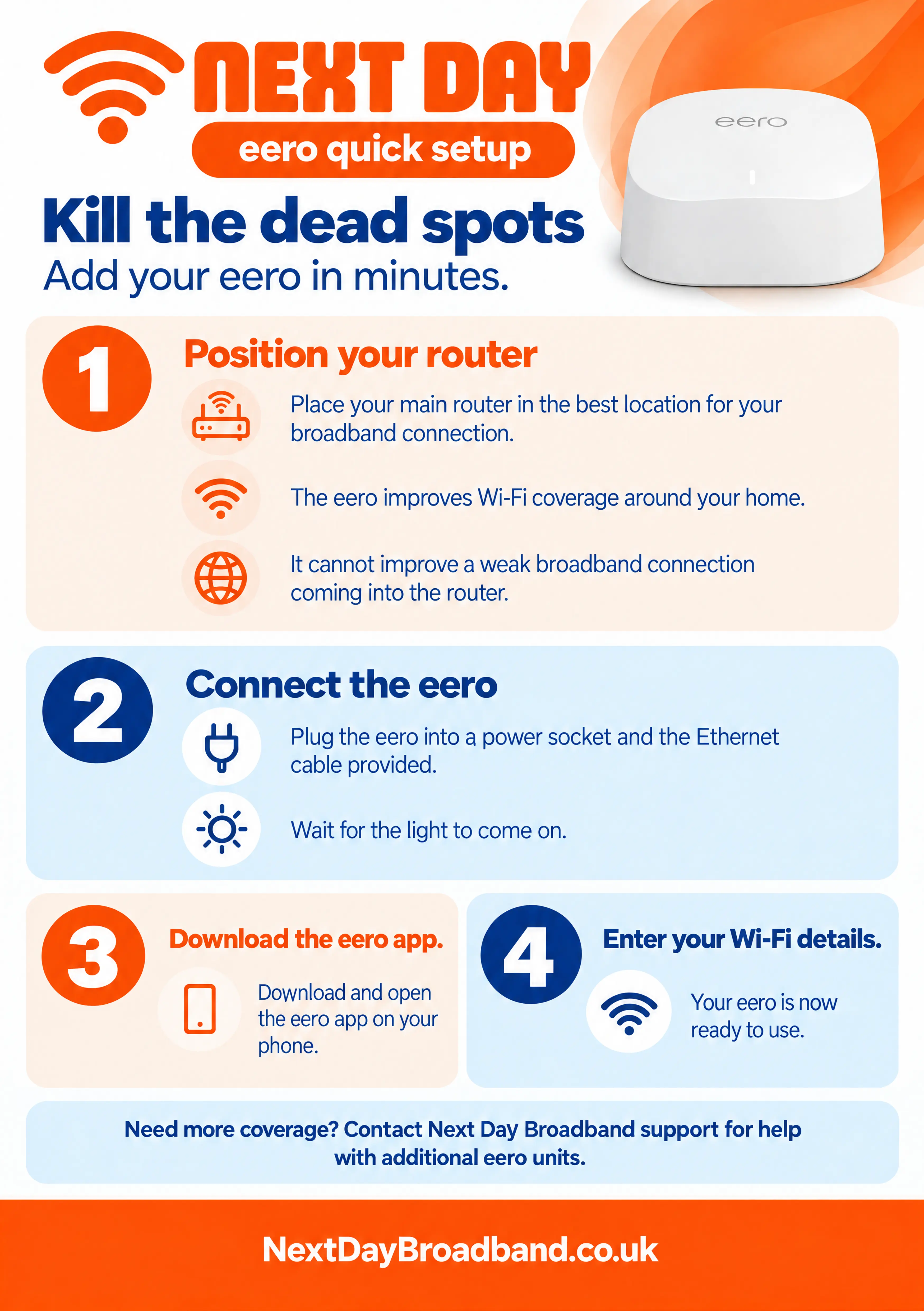 Set up your eero