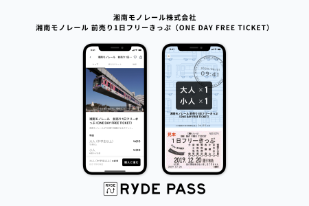 湘南モノレール　前売り1日フリーきっぷ（ONE DAY FREE TICKET）