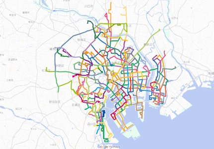 対象路線図
