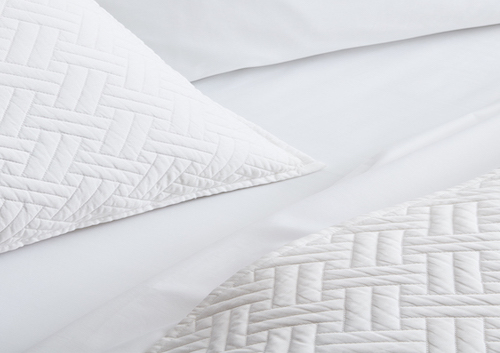 PACT Home White Organic Organic Quilt FQ