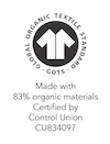 GOTS Label - 83%