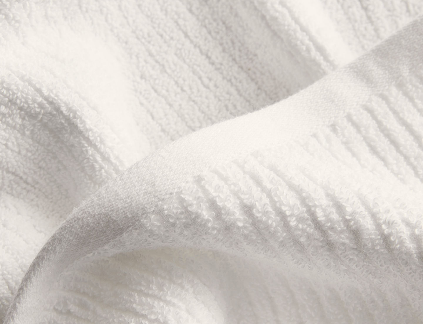 Fabric close up of the Spa Bath Towel in White