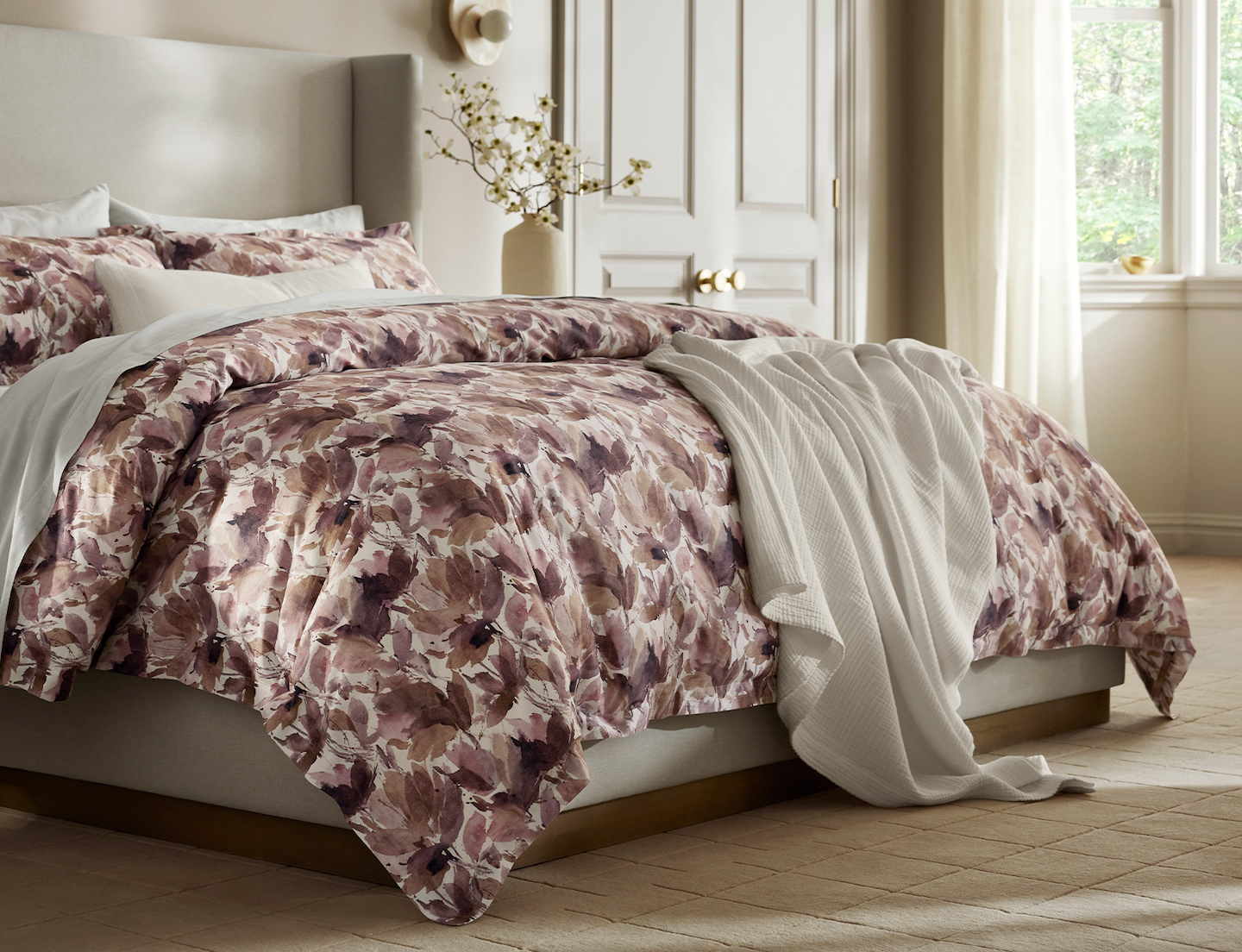 Plum Dahlia Signature Duvet Set - Middle Module