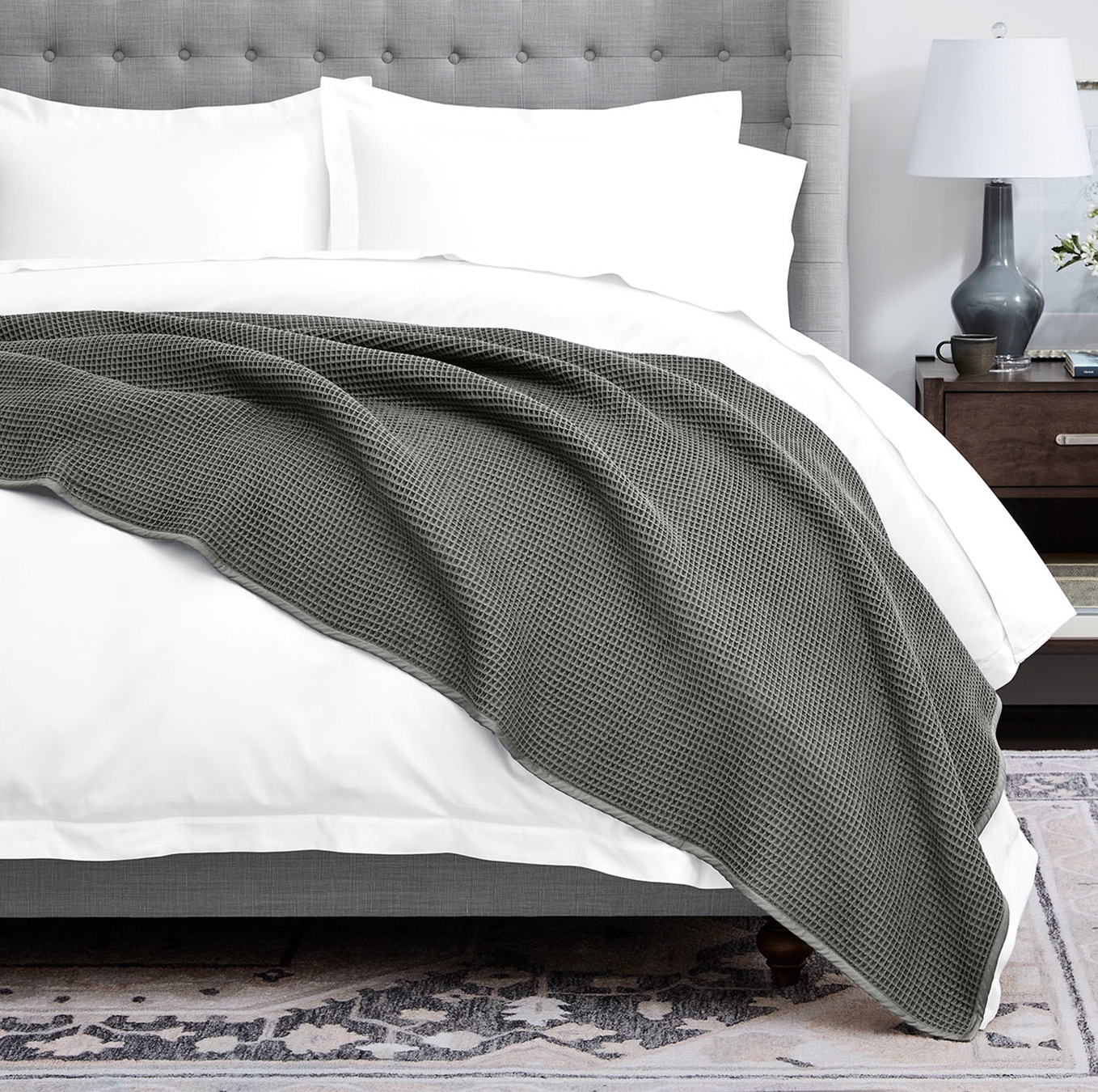 Waffle-Blanket_Stone_Mid-Straight-On_2020-12-16_mark-weinberg_0583_FINAL.jpg Waffle & Percale Starter Bundle - Slide 8