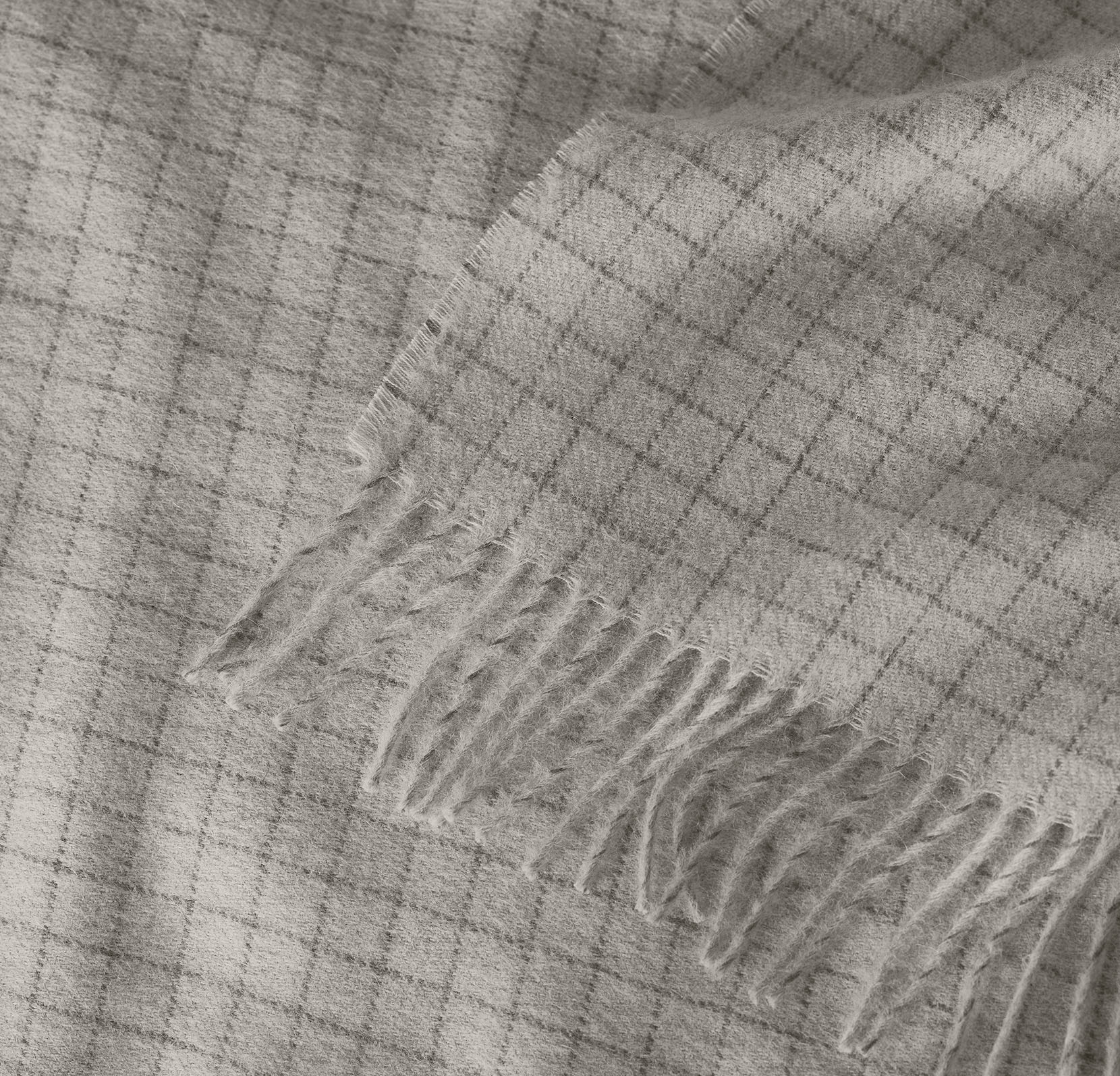 07052022_Set1+3_HARMON_Pewter_Windowpane_AlpacaThrow_Detail_Carousel_L118_FINAL (1).jpg Reserve Alpaca Windowpane Throw Blanket - Slide 4