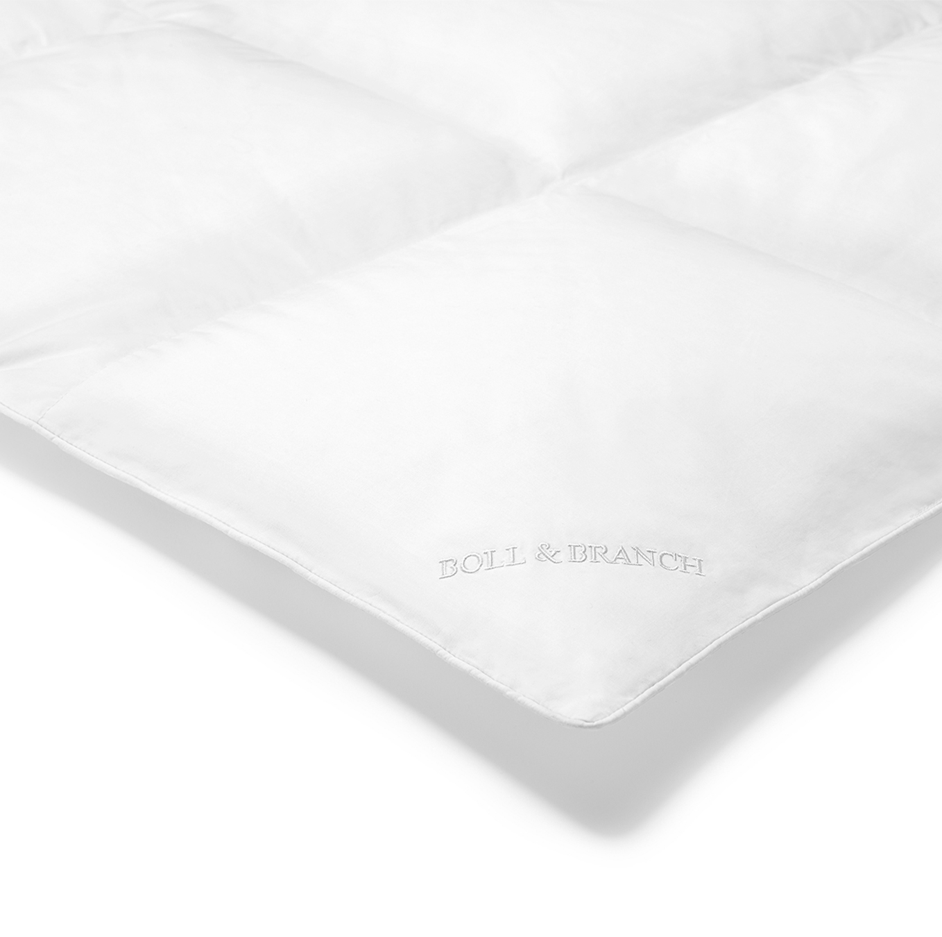 boll and branch down alternative comforter