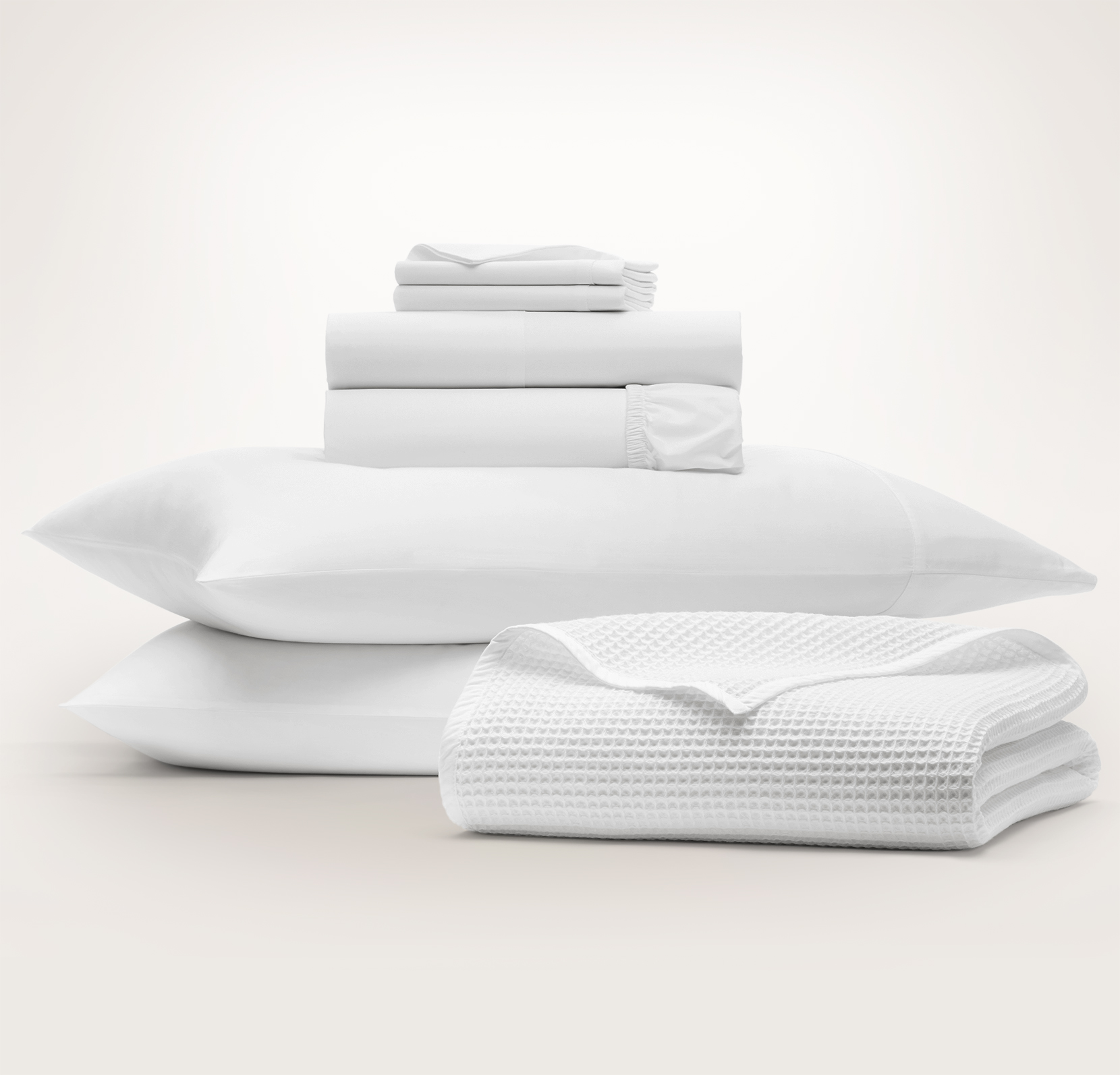 The Waffle & Signature Bed Bundle - Side Stack