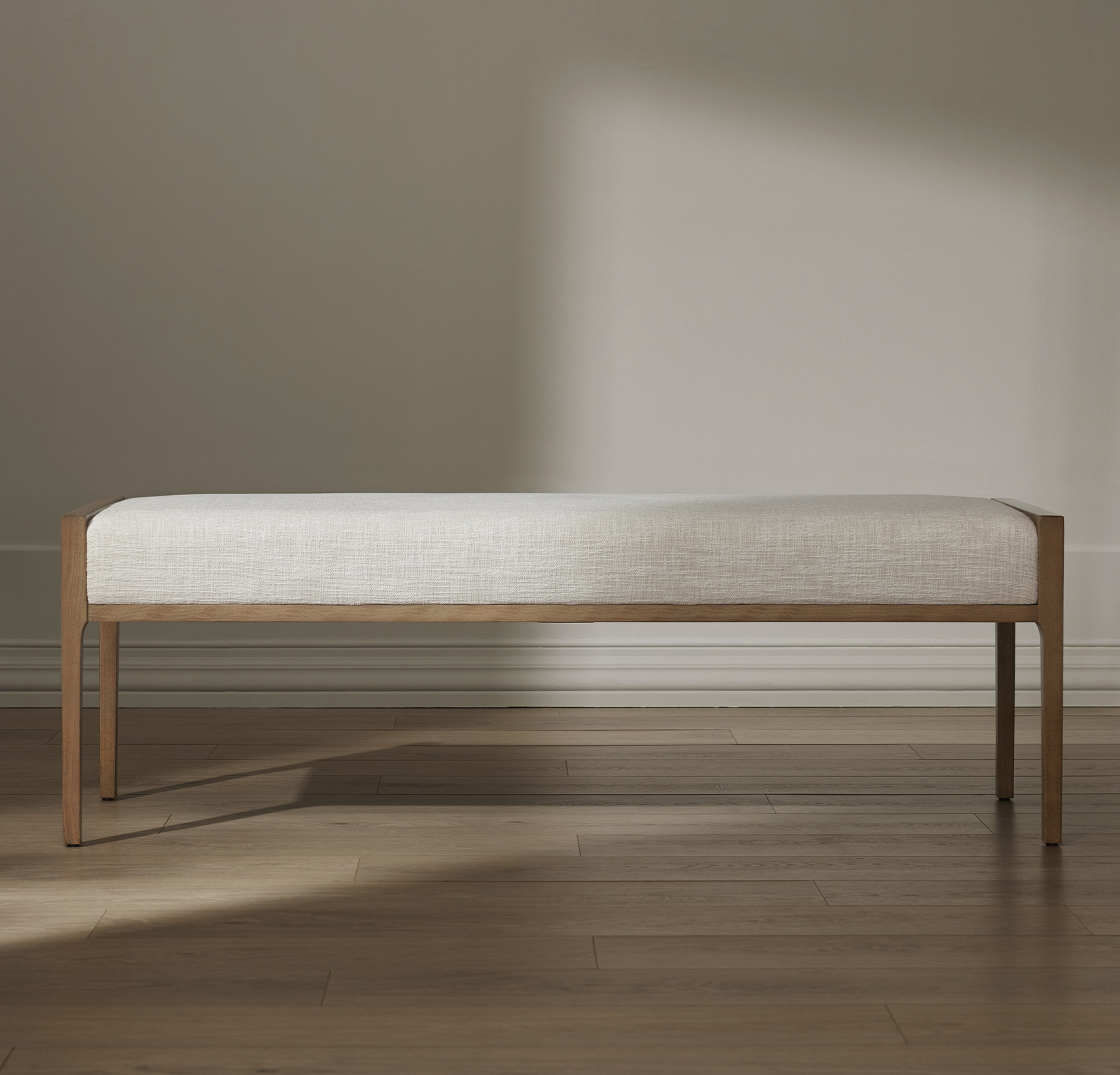 Upholstered Wood Bench