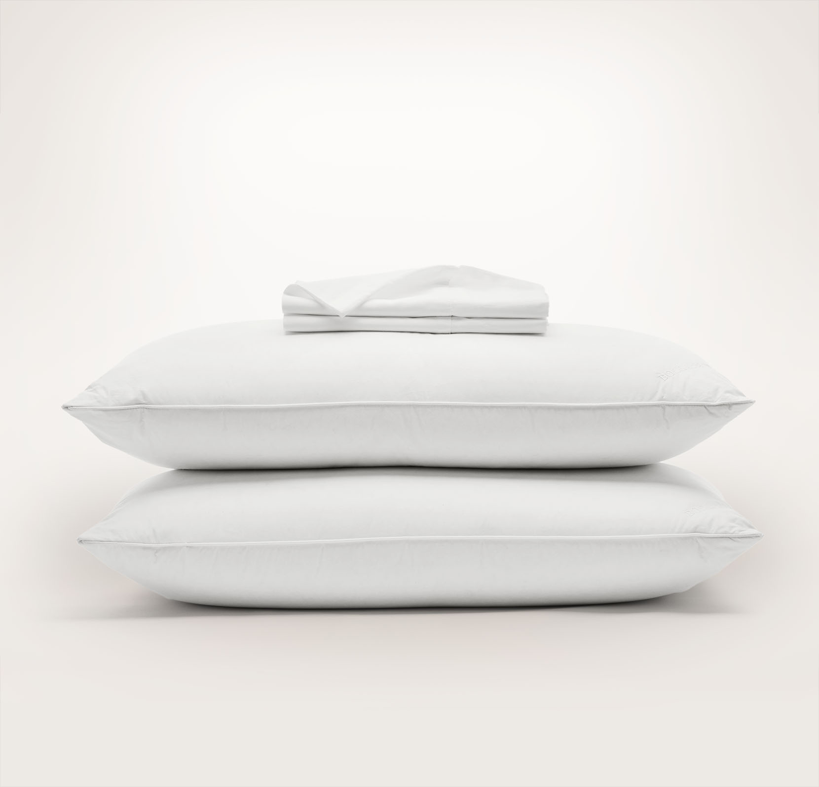 The Complete Pillow Bundles - White - Side Stack