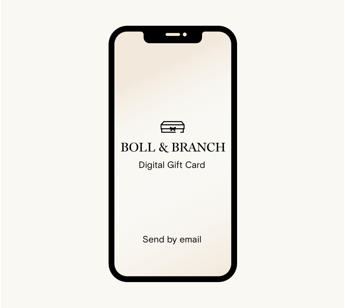 Boll and Branch gift card