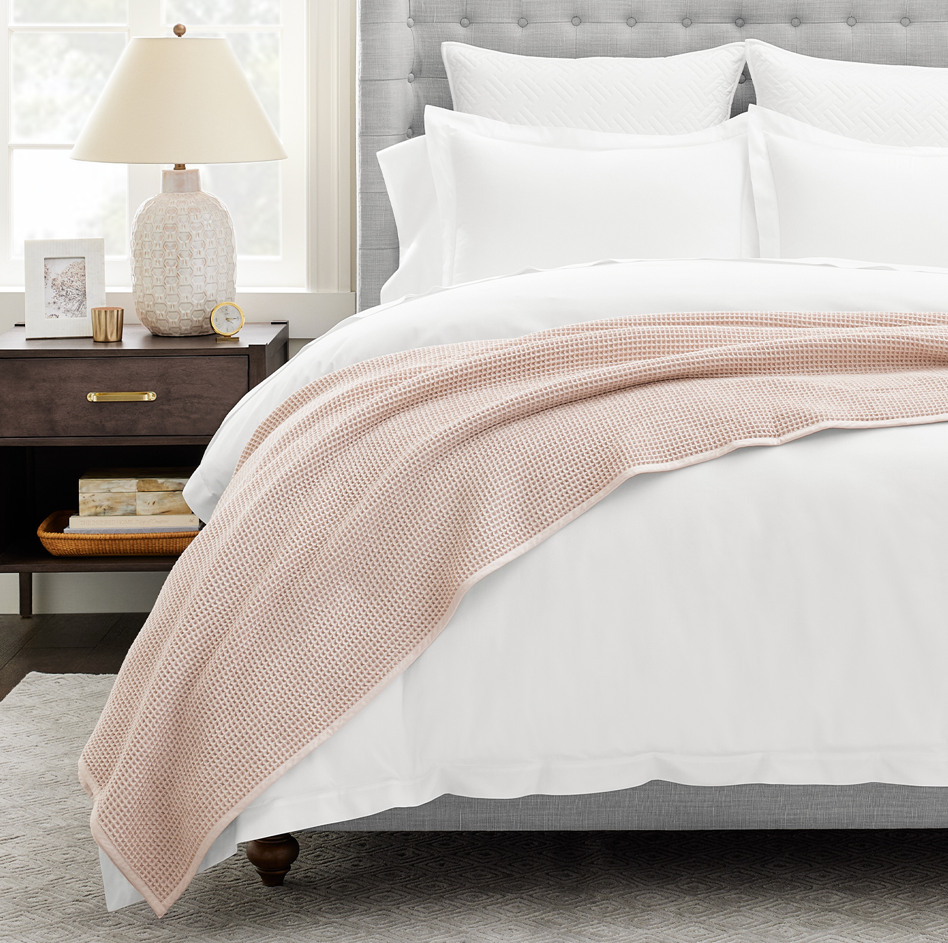 Blush_WaffleBlanket_Lifestyle1.jpg Waffle & Percale Starter Bundle - Slide 17