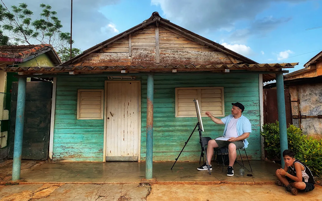 WePresent | Edel Rodriguez paints the townspeople who shaped him