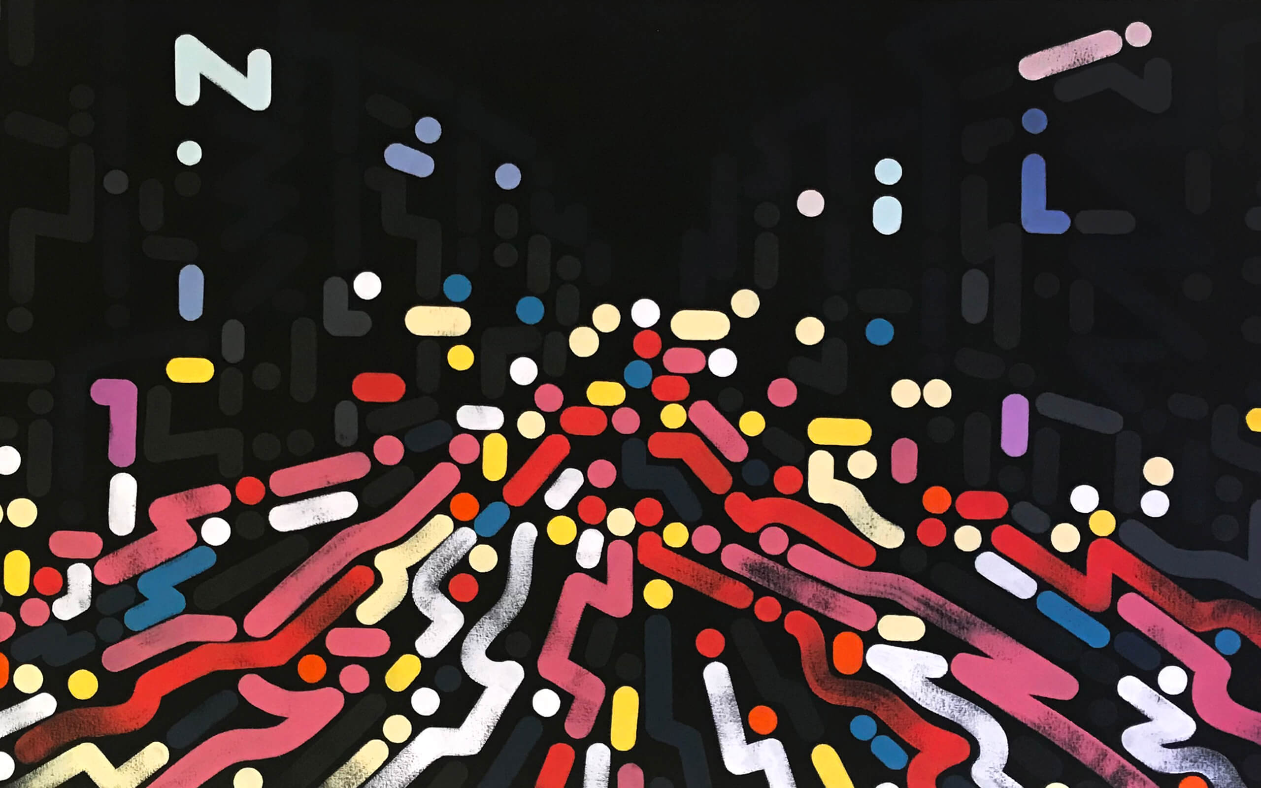 WePresent | Yoon Hyup paints a whole world with dots and lines