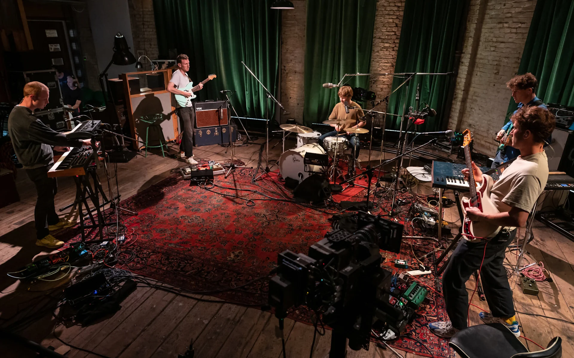 Wepresent Uk Band Squid Perform A Session For From The Basement