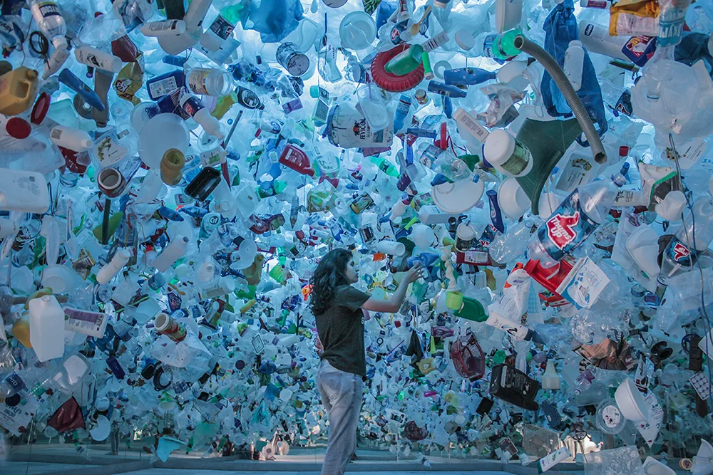 Tan Xi Zi: Plastic Ocean at the Sassoon Dock Art Project