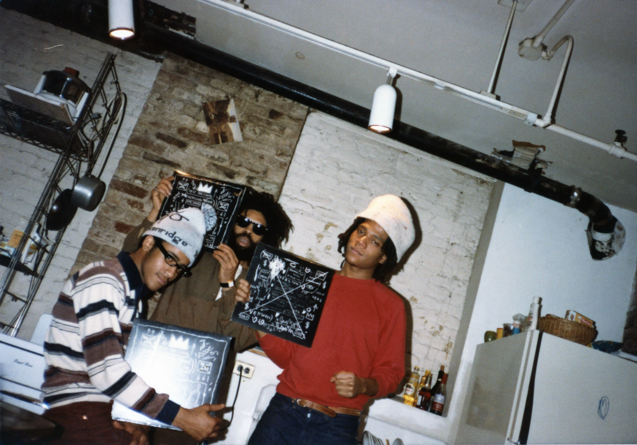 Ph. K-Rob, Ka Pharaoh, and Jean-Michel Basquiat. © The Estate of Jean-Michel Basquiat