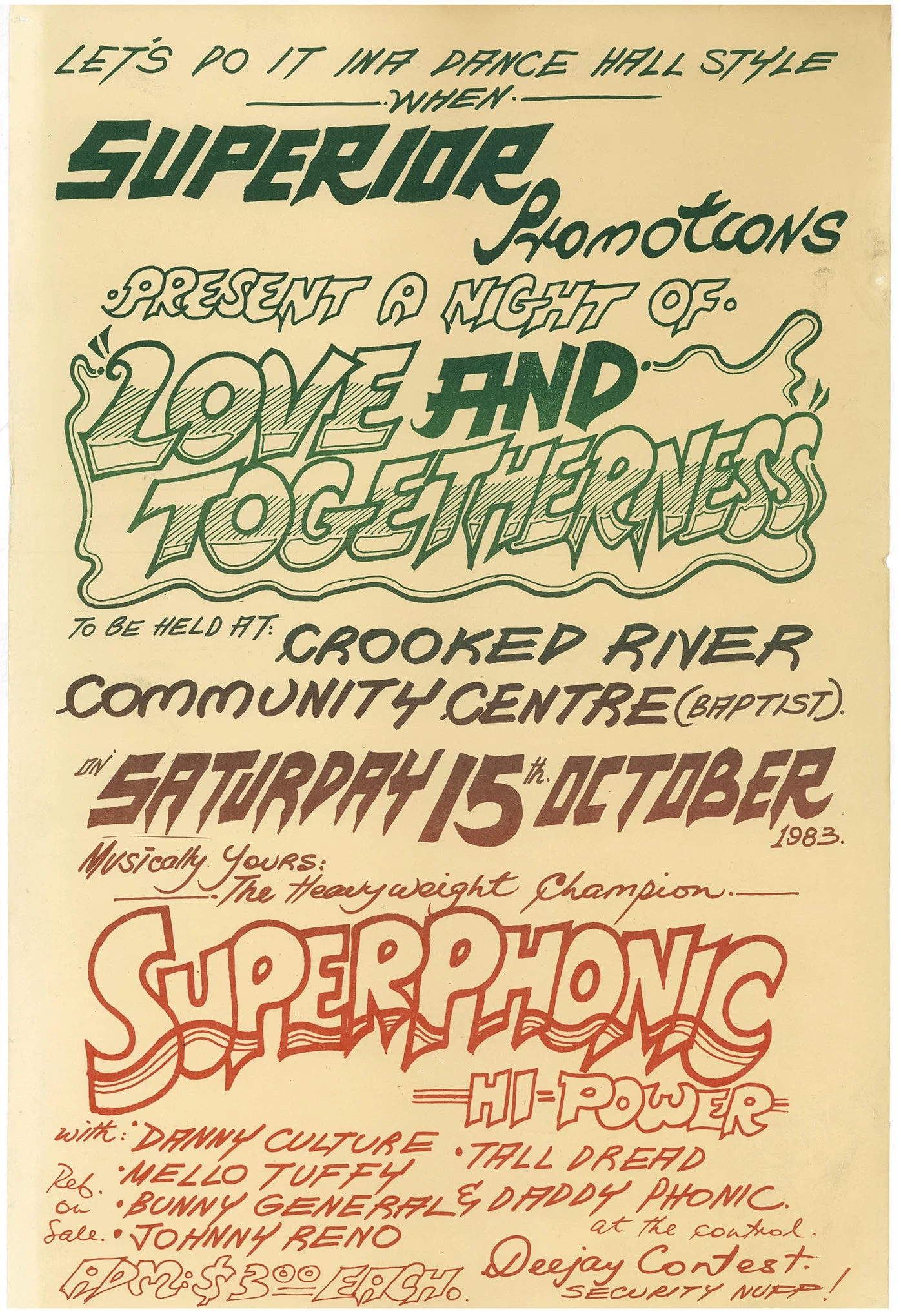Superphonic 15th October (1983)