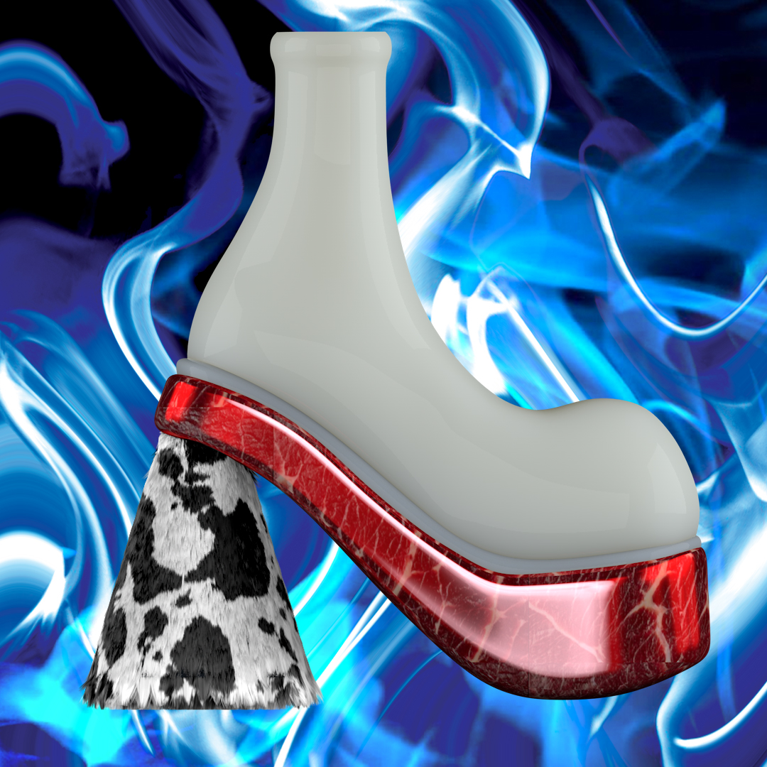 WePresent Aliina Kauranne s 90s inspired 3D animated boots