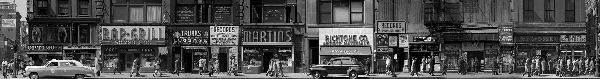 Sixth Avenue Between 43rd and 44th Streets, 1948