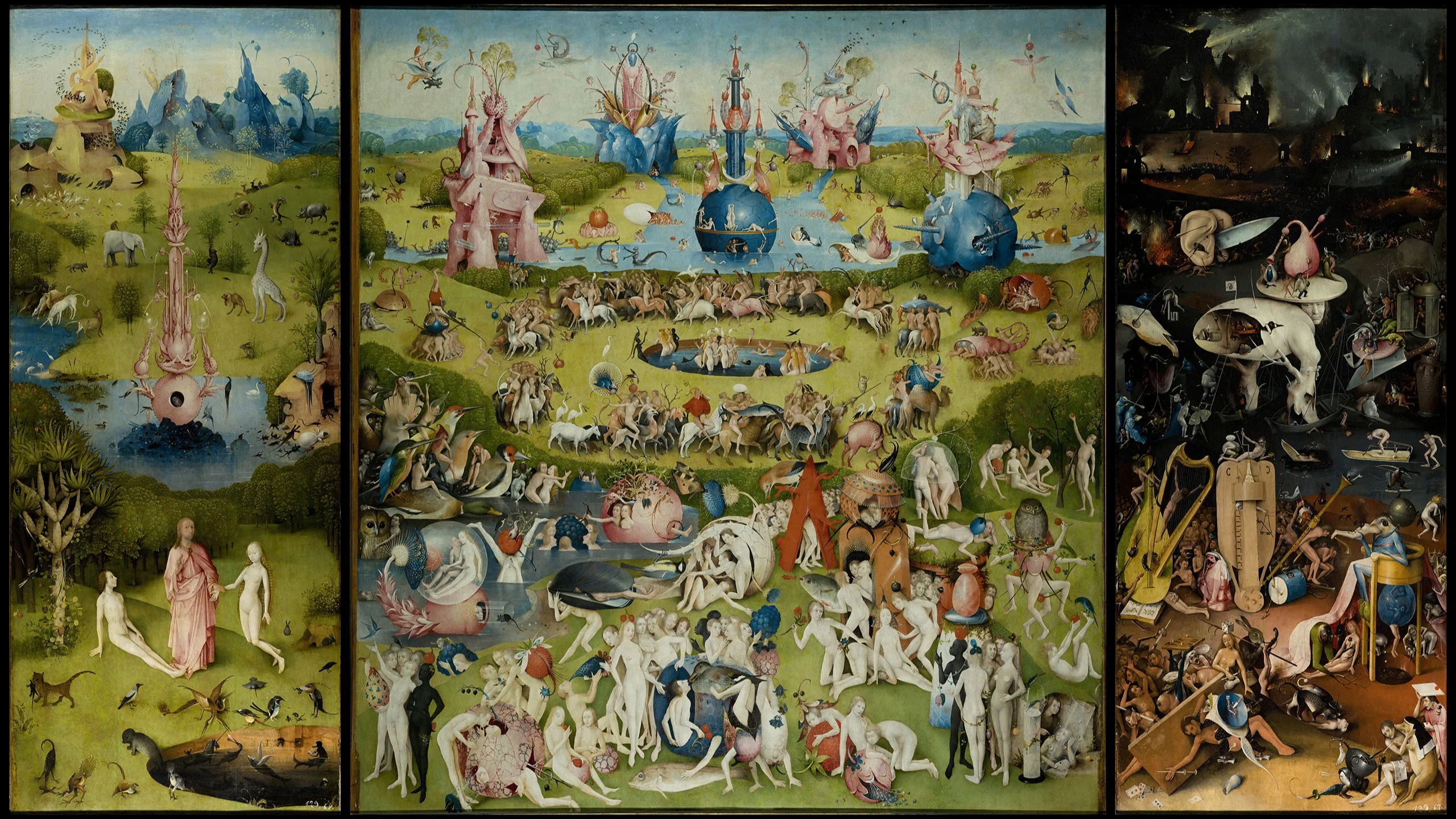 1. The Garden of Earthly Delights by Hieronymus Bosch - 2. Blue Note Covers