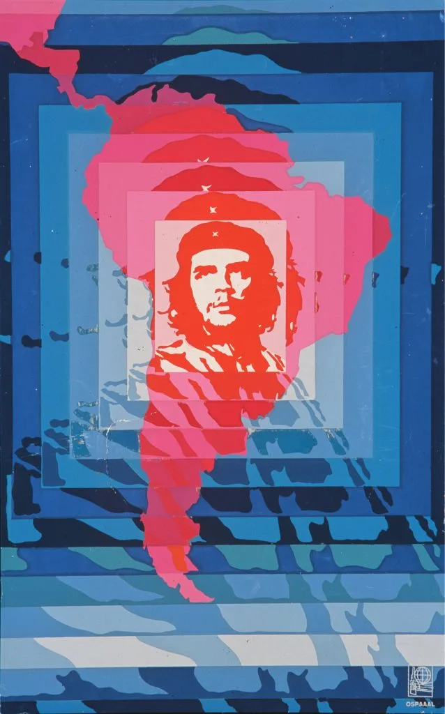 Elena Serrano: Organización de Solidaridad de los Pueblos de Africa, Asia y América Latina (OSPAAAL). Silkscreen, 1967