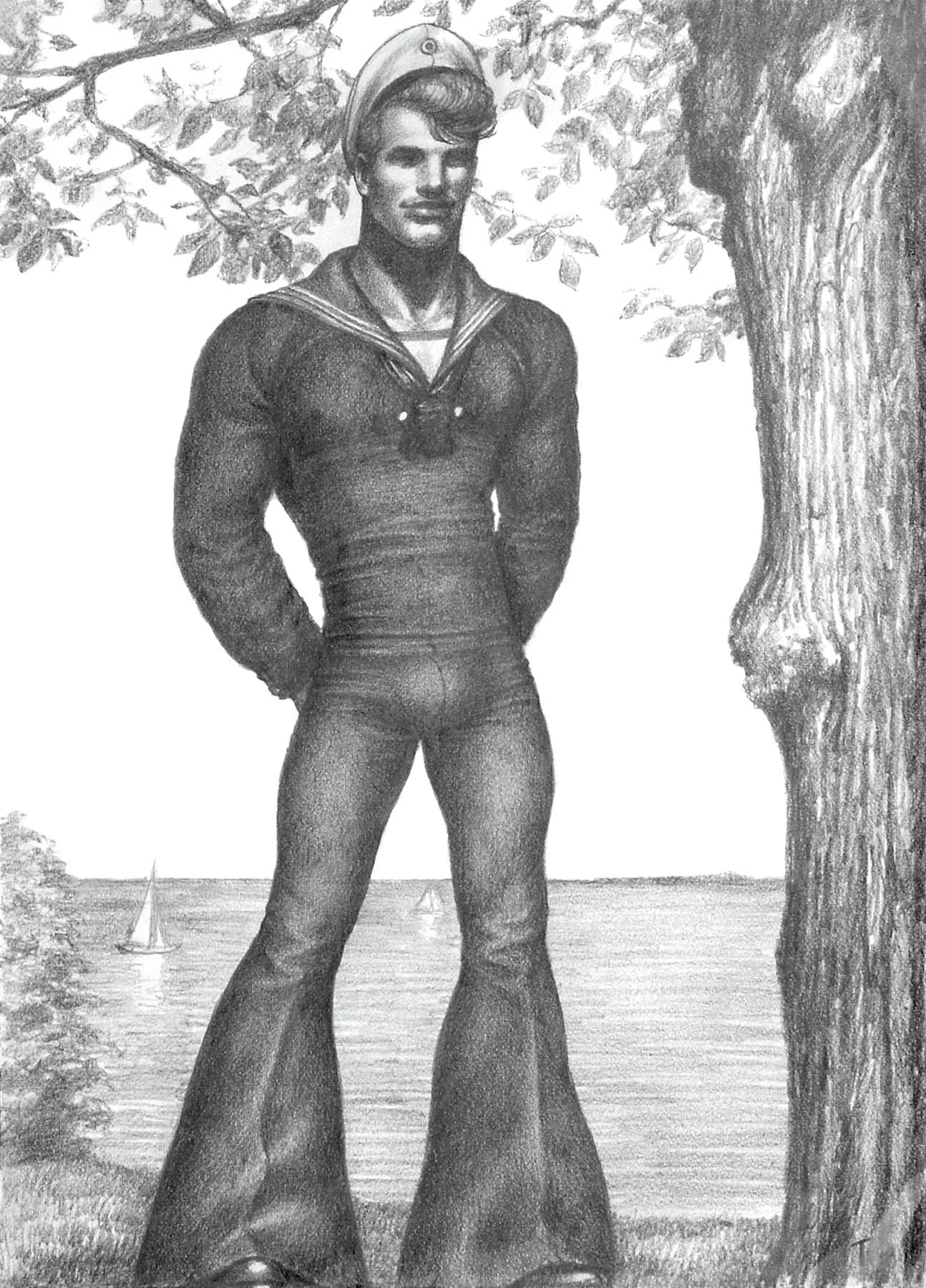 Untitled, 1972 Graphite on paper © Tom of Finland Foundation