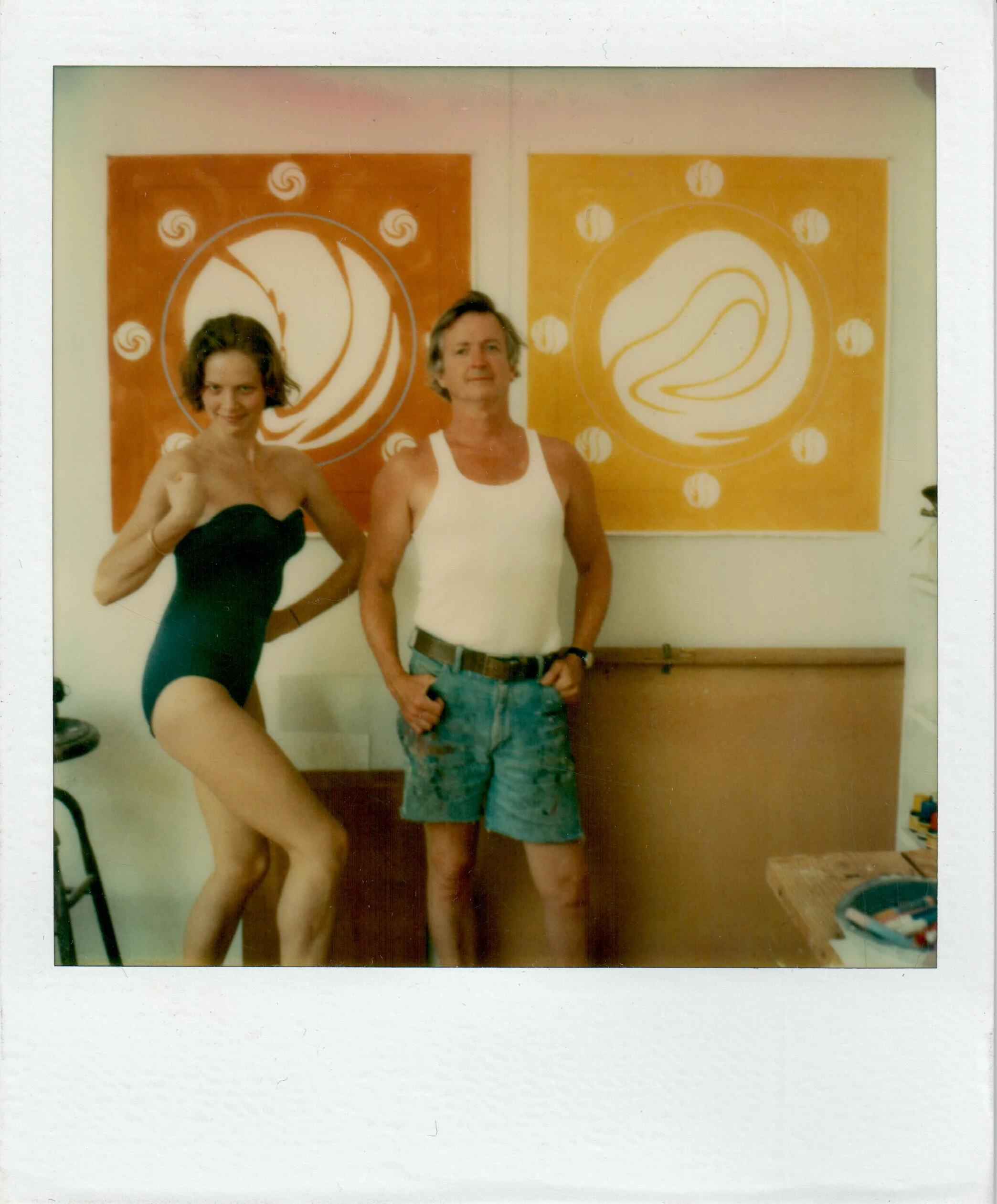 Florence/Jack Youngerman's studio, Hamptons (color Polaroid ,10.8 x 8.9 cm) — $4,000 