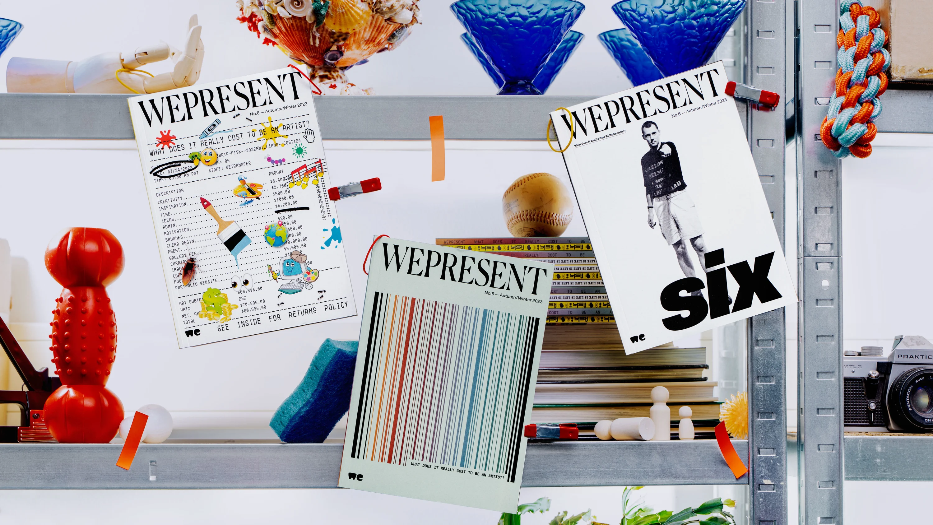 One magazine, three designers