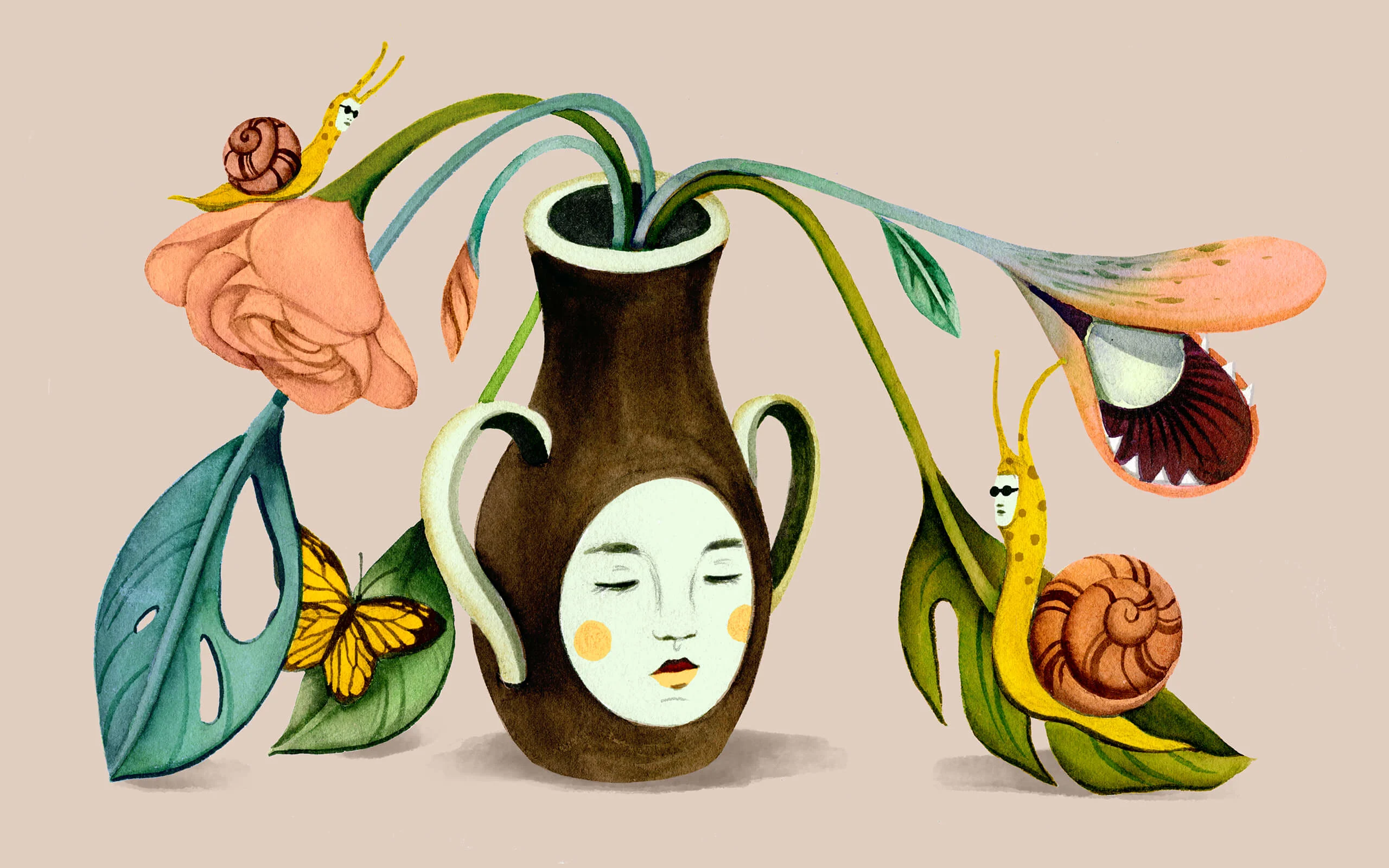 Andrea Wan illustrates how ideas flourish in her mind