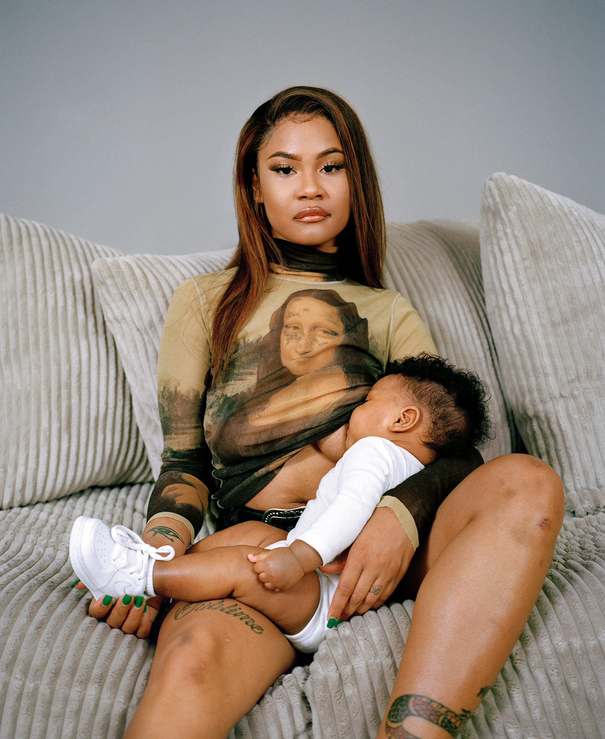 Cleo and her son Andy at home (2019)