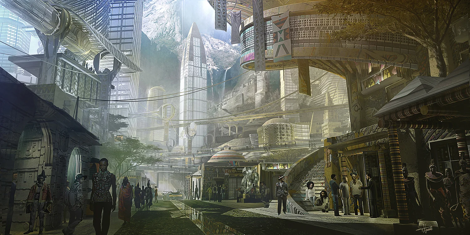 Till Nowak: Concept Sketch for The Golden City