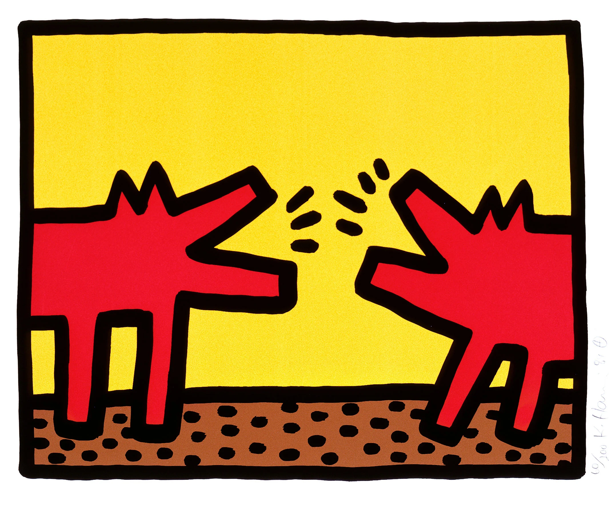 Untitled (from the Icons series), 1990 © Keith Haring Foundation