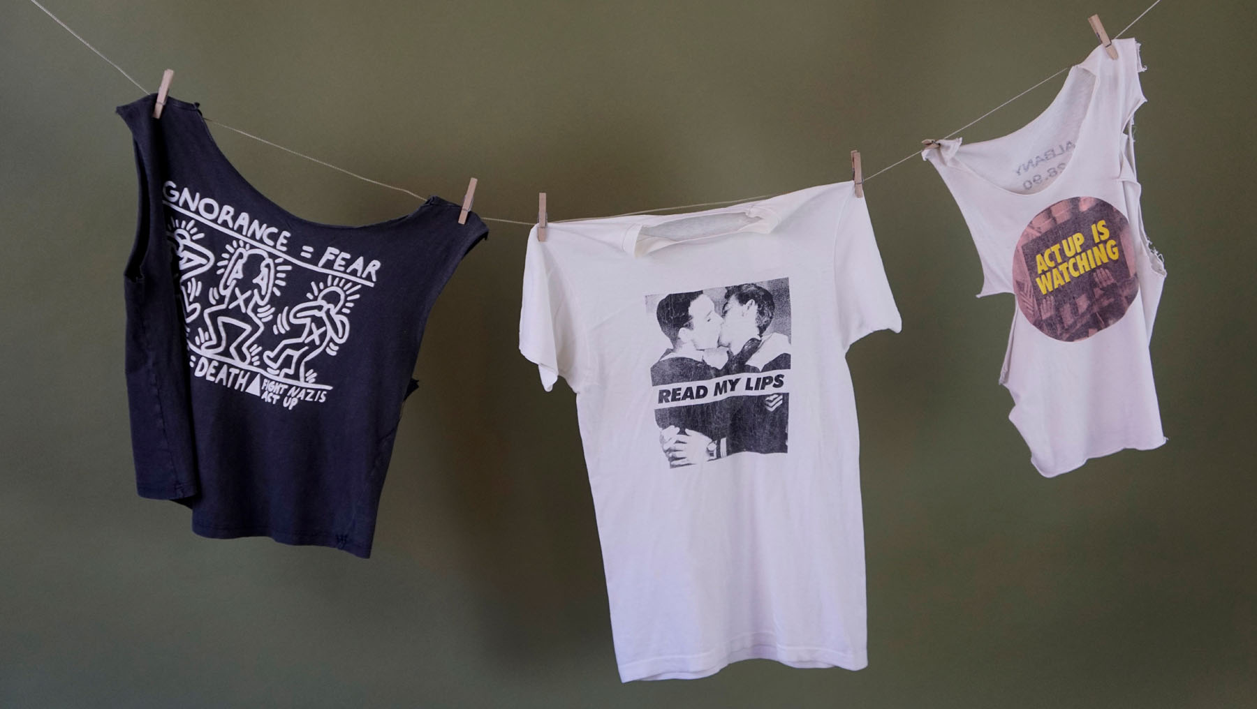 WePresent | The history of AIDS activism told through T-shirts.