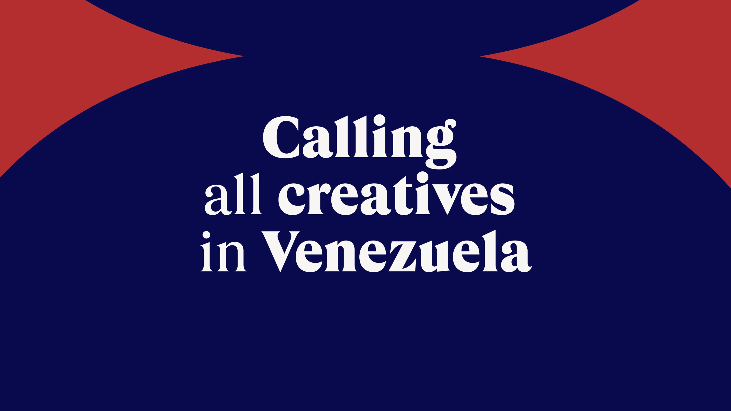 Cover Image - Calling all Venezuelan creatives