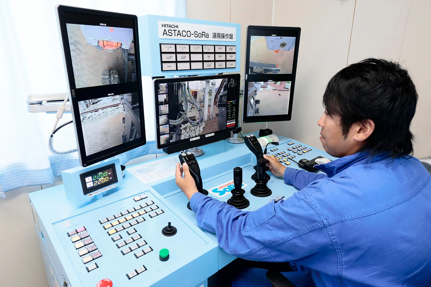 Visiting the nuclear decommissioning site is impossible, any work must be done using a remote-controlled robot operated from a monitor. These monitors require sufficient pre-training as they lack a sense of distance for workers.