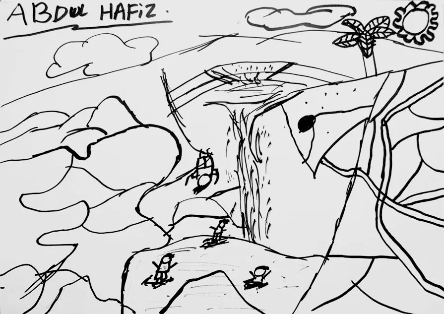 Drawing by Hafiz