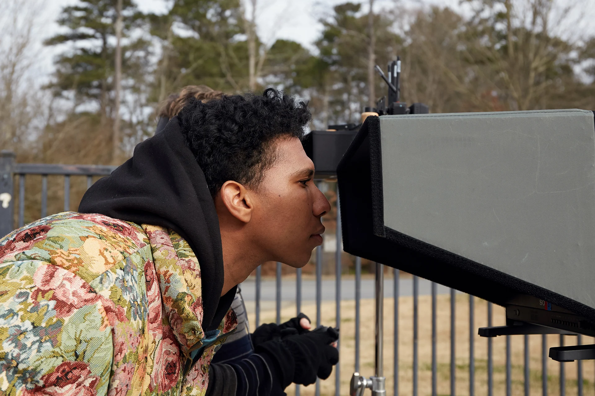 Behind the scenes photographs of the Idyllic Space shoot by Christian Cody