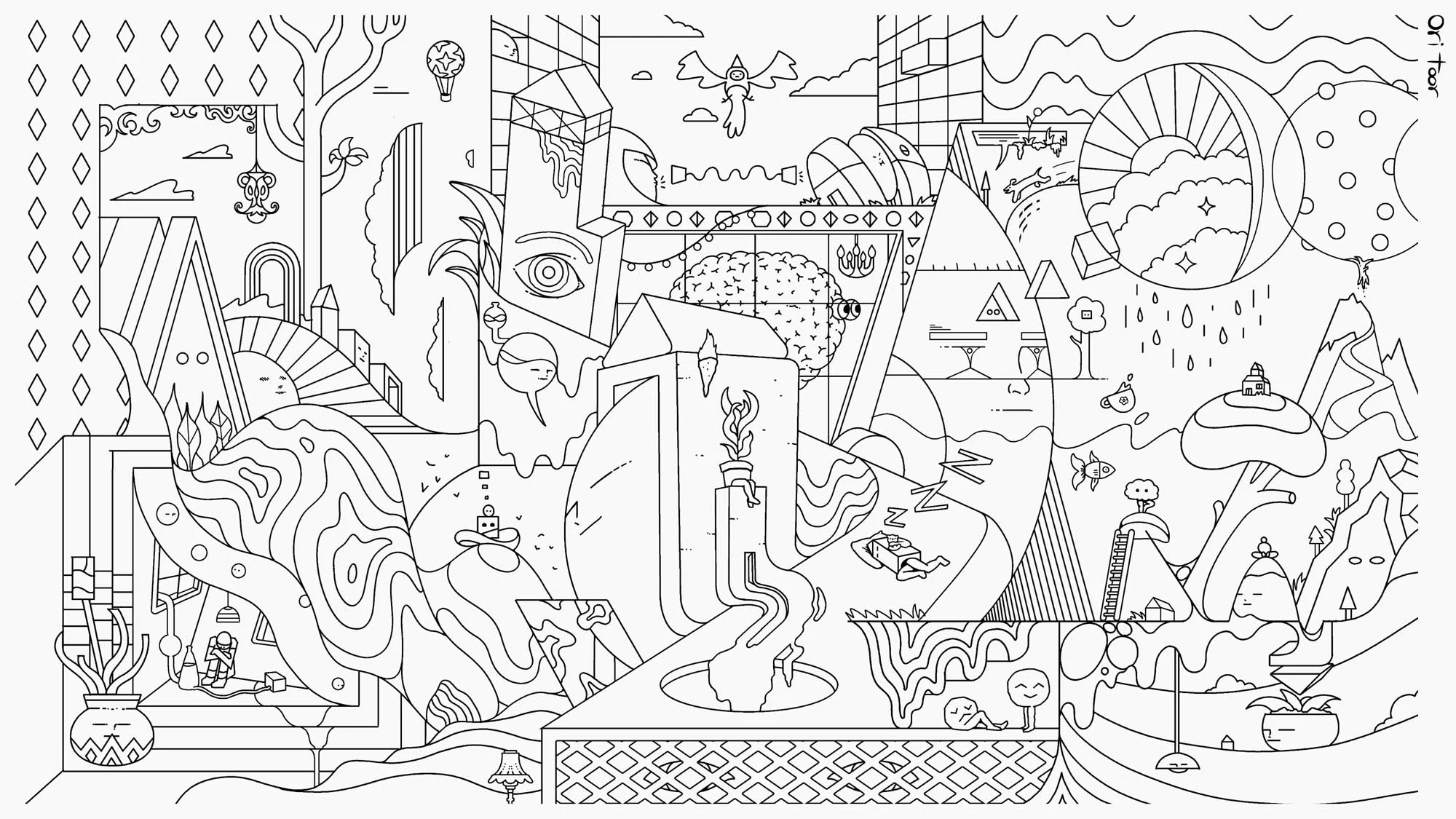 WePresent  Introducing WeTransfer's free coloring book