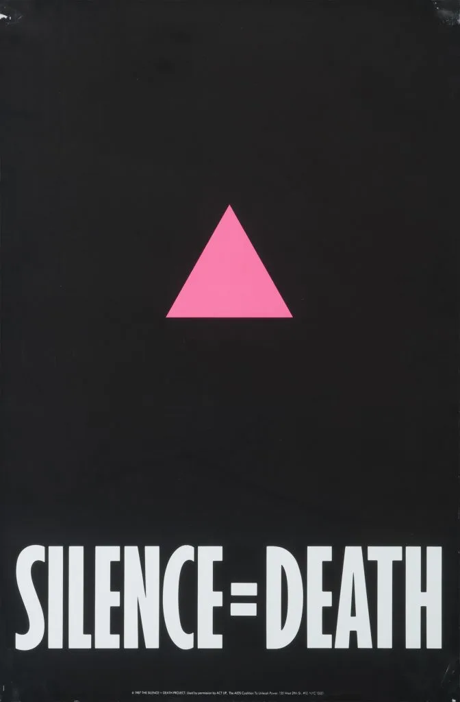 Gran Fury: Silence=death, Act Up/Ny. Offset, 1987.