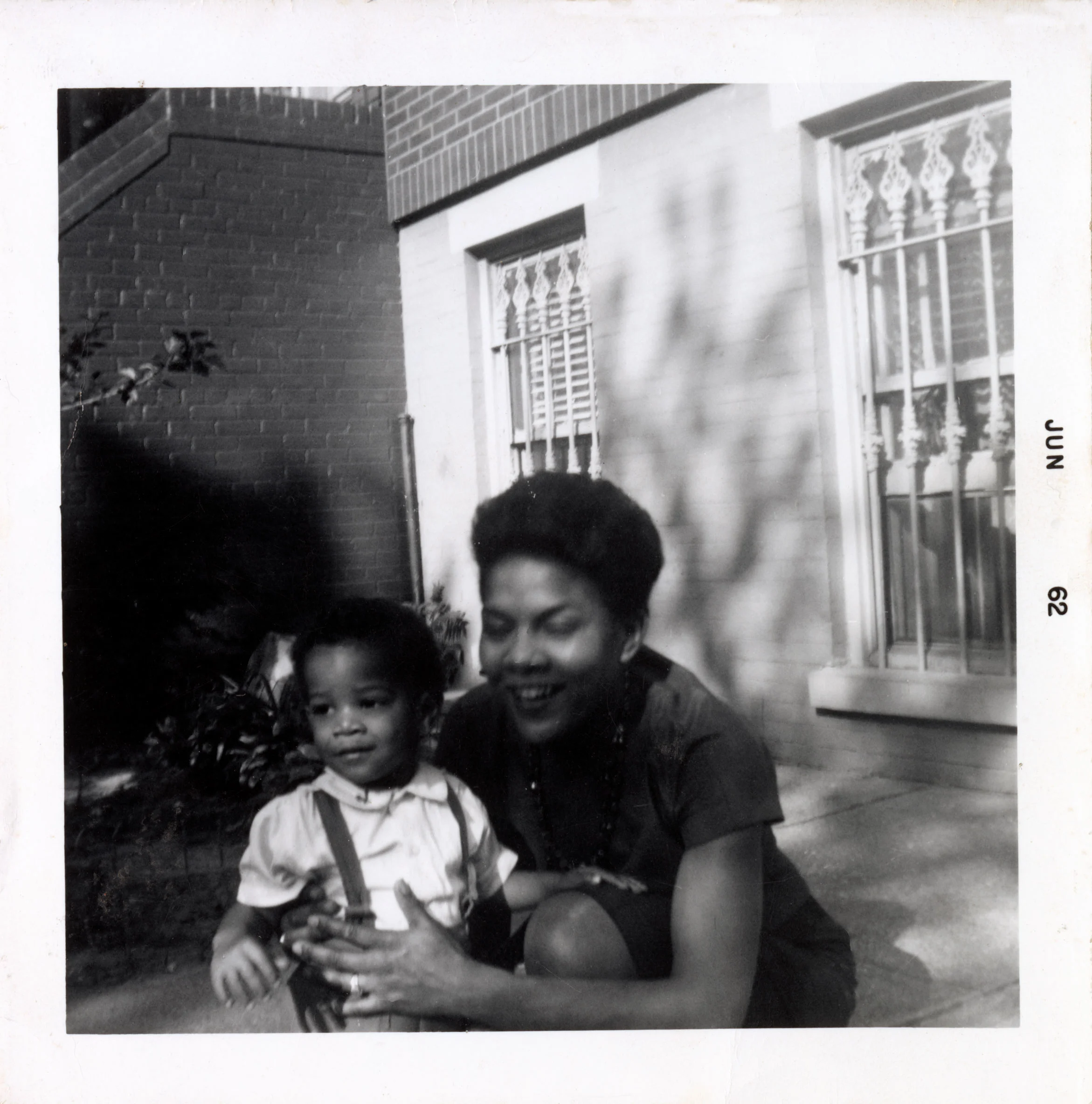 Ph. Jean-Michel and his mother, Matilde. © The Estate of Jean-Michel Basquiat