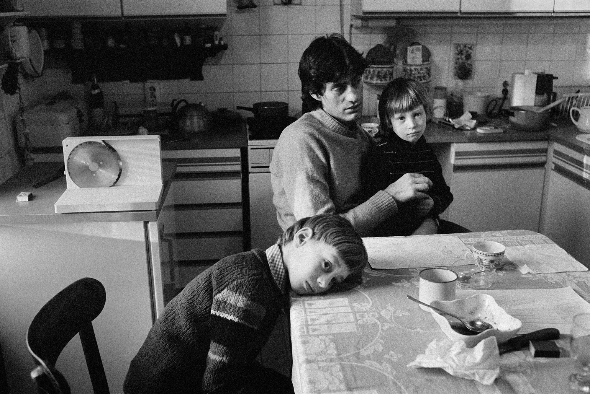 Ute Mahler, Berlin, Winfried Glatzeder, Robert and Philipp (series Living Together), 1982