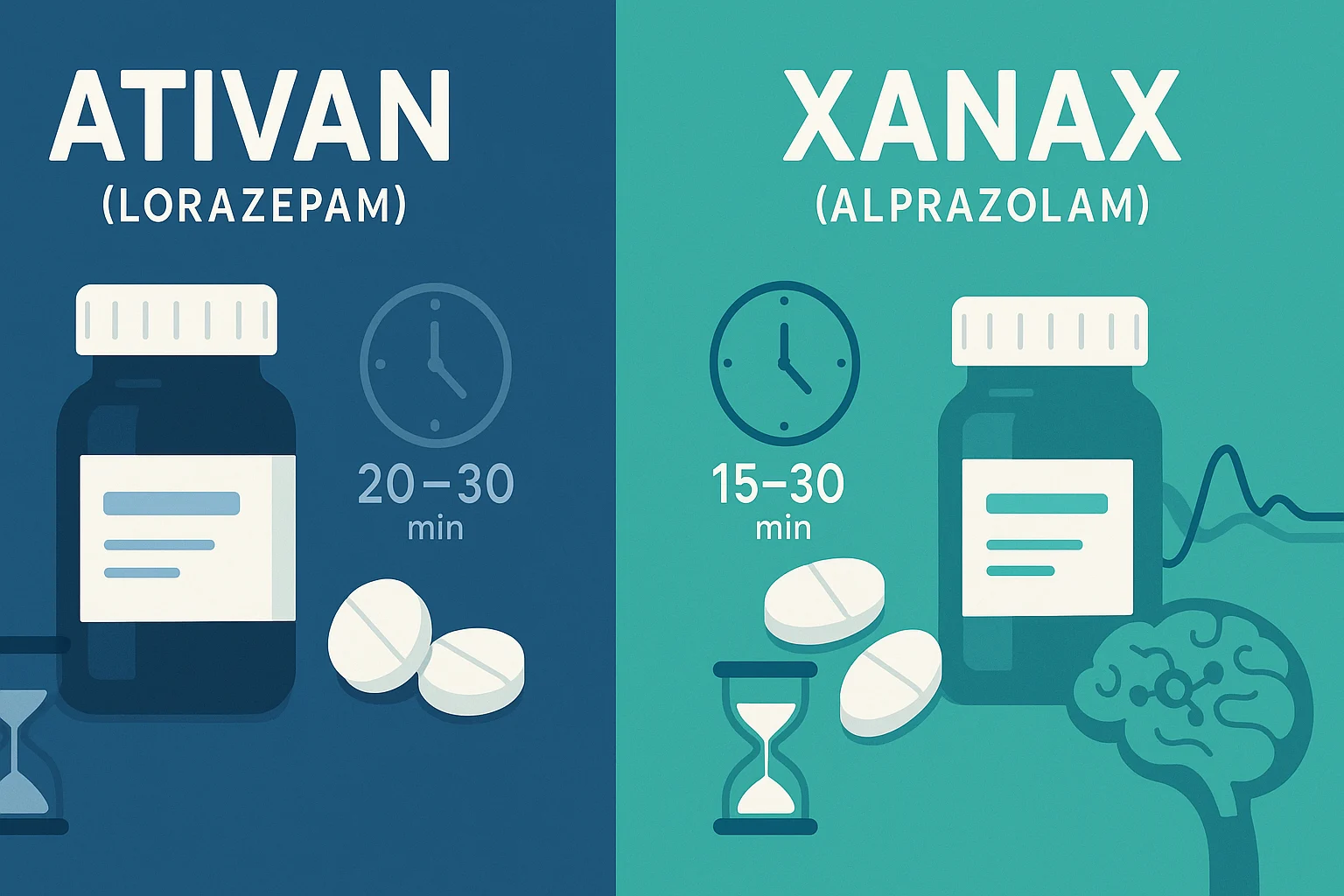 Ativan vs Xanax: Comparing Anxiety Medications, Risks & Benefits
