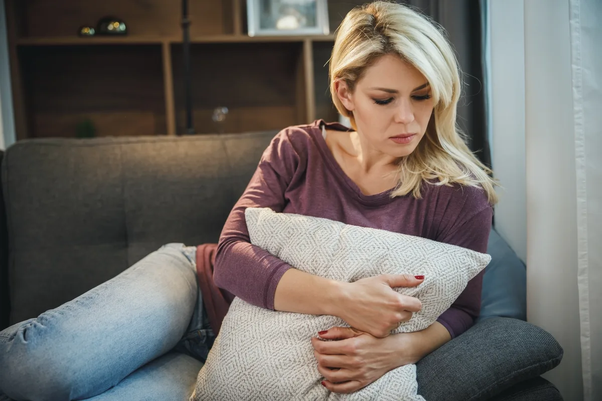 Woman Affected by Obsessive Compulsive Disorder Woman Affected by Obsessive Compulsive Disorder