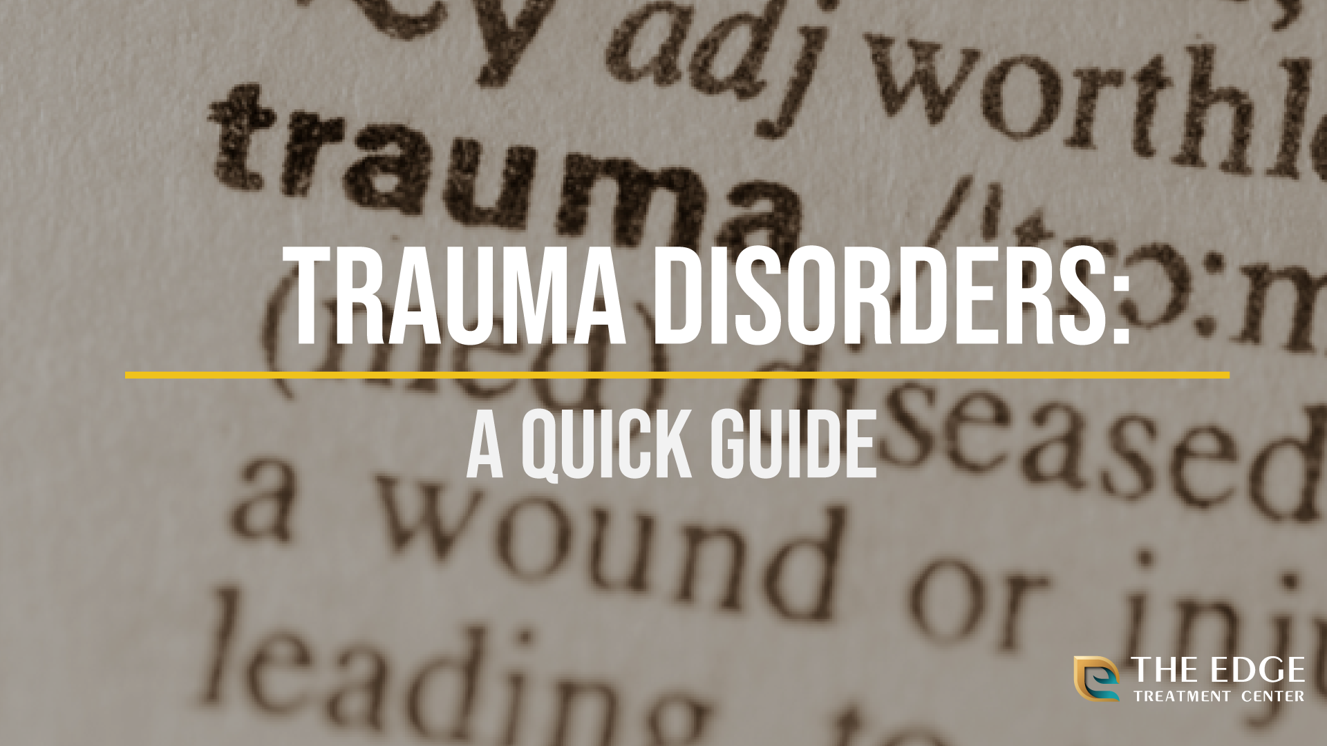 Post-Traumatic Stress Disorder PTSD Symptoms and Treatment