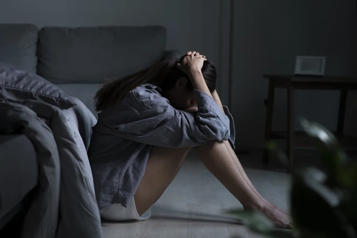 Histrionic Personality Disorder Sufferer Sitting on the Floor