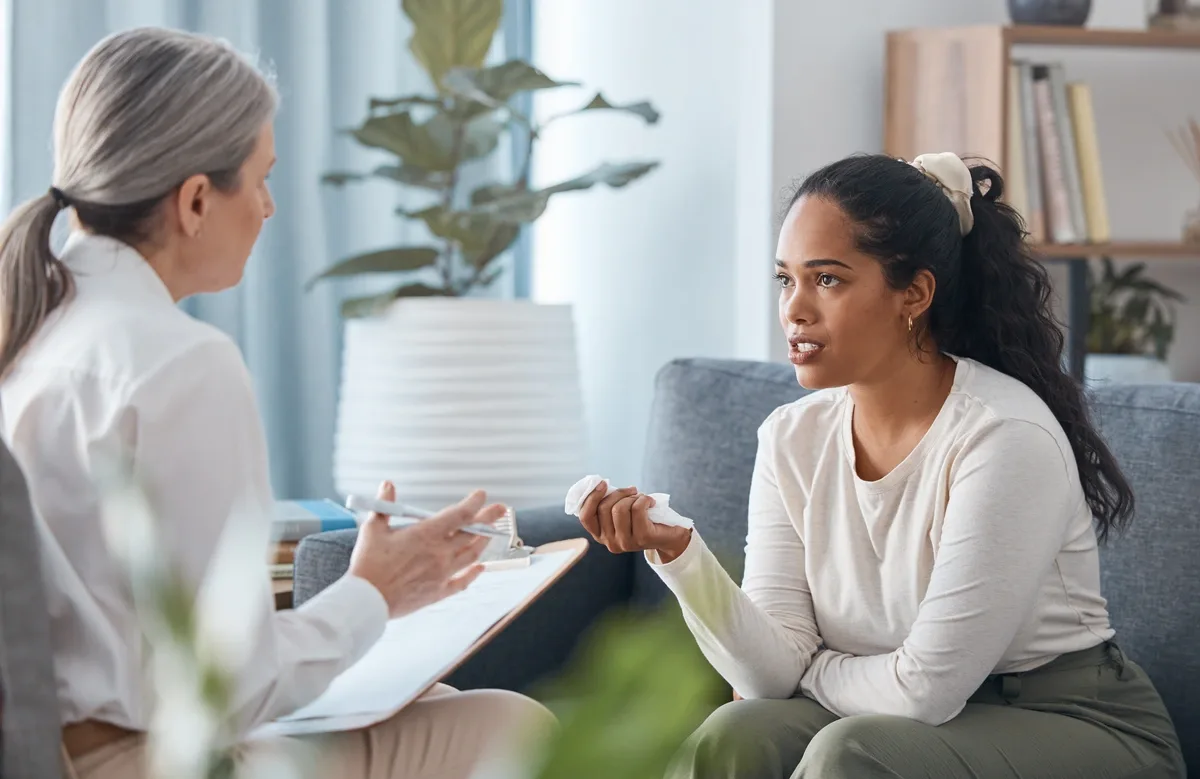 Therapy Session for Premenstrual Dysphoric Disorder