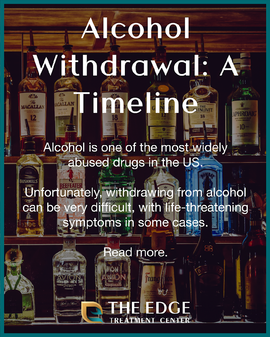 Timeline for alcohol withdrawal