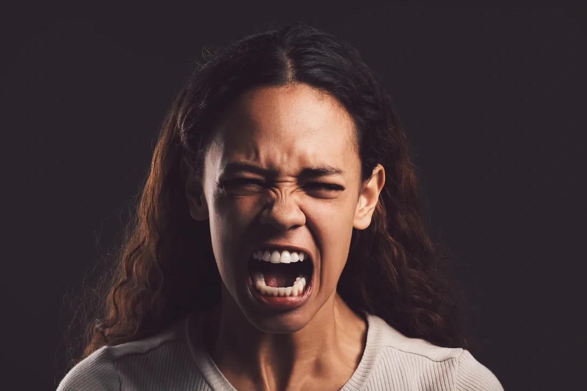 Bipolar Disorder - Woman Screaming in the Dark Bipolar Disorder - Woman Screaming in the Dark